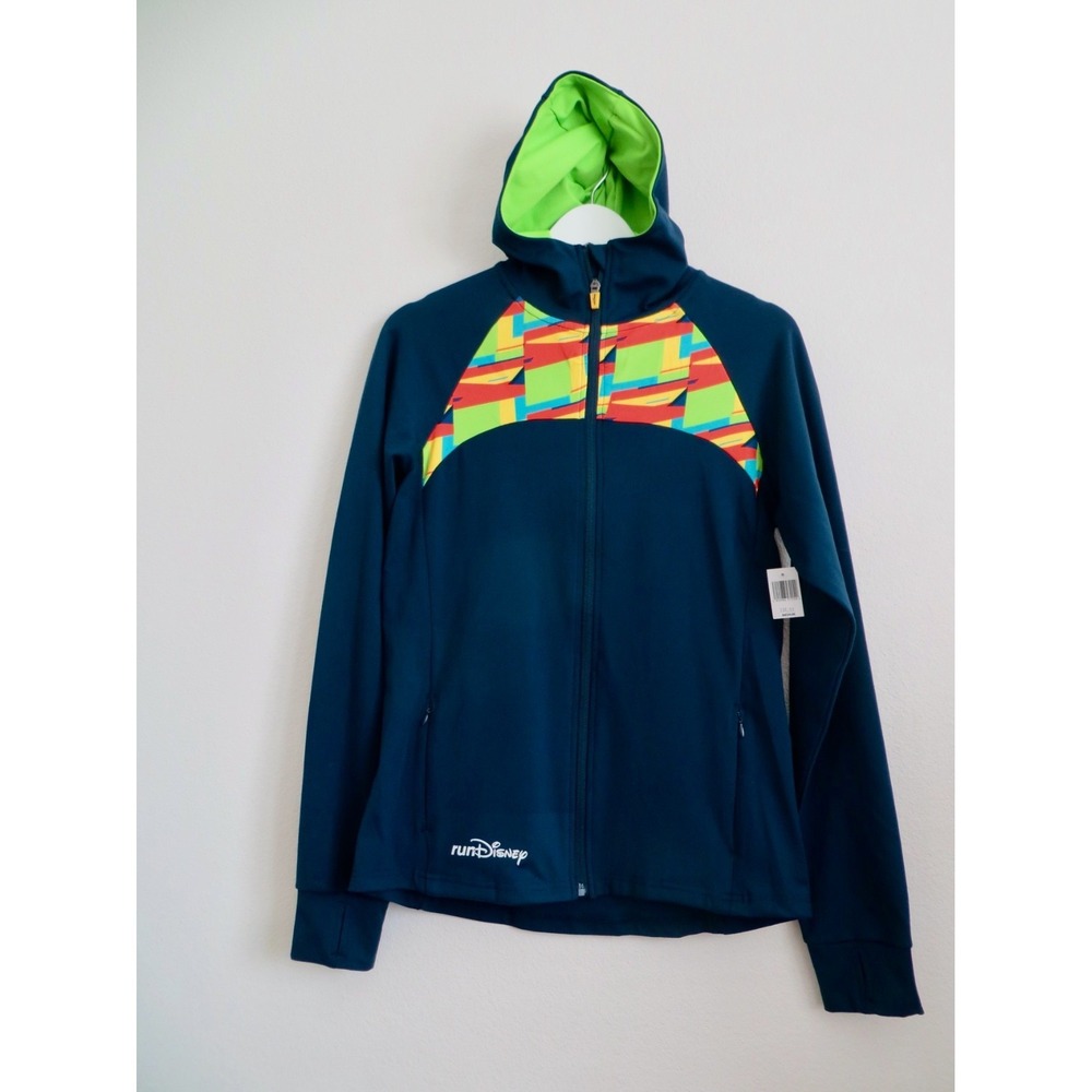 NEW! Disney Rundisney Half Marathon Weekend 2025 Hooded Zip Jacket Blue S, M, L - Picture 4 of 7